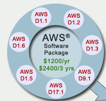 aws welding procedure software wps specification bonuses demos samples including library procedures welder